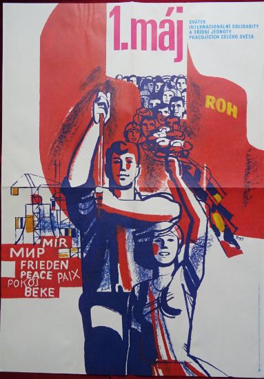 Retro plakát z roku 1986