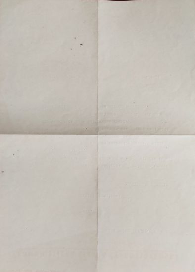 Dokument místní organizace KSČ z roku 1947.