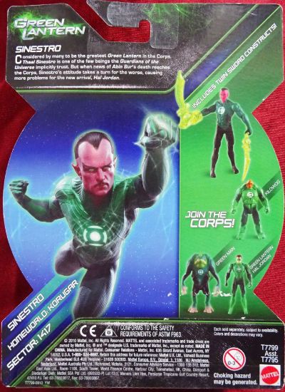 Sběratelská figurka Sinestro v podobě Green Lantern
