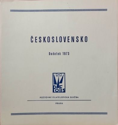 Album známek vydaných v Československu za rok 1973