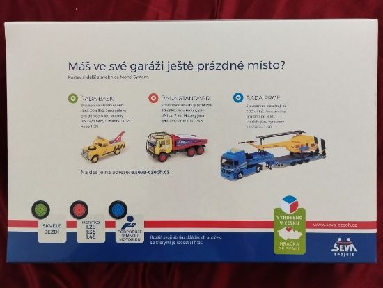 Model nákladního automobilu Monti System MS 62.1 Scania T124C v měřítku 1:48