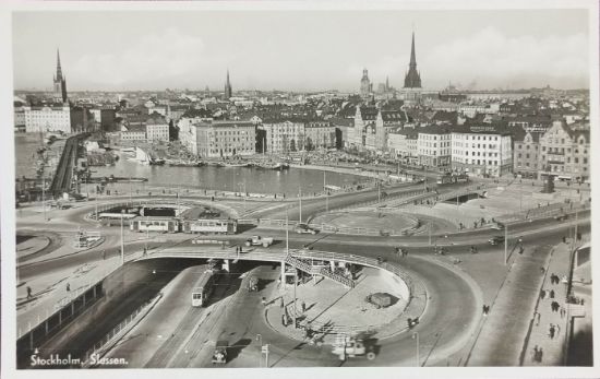 Pohlednice Stockholm - malý formát.