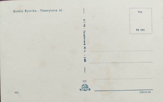 Stará pohlednice Banská Bystrica