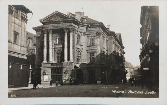 Pohlednice Praha - Stavovské divadlo - malý formát